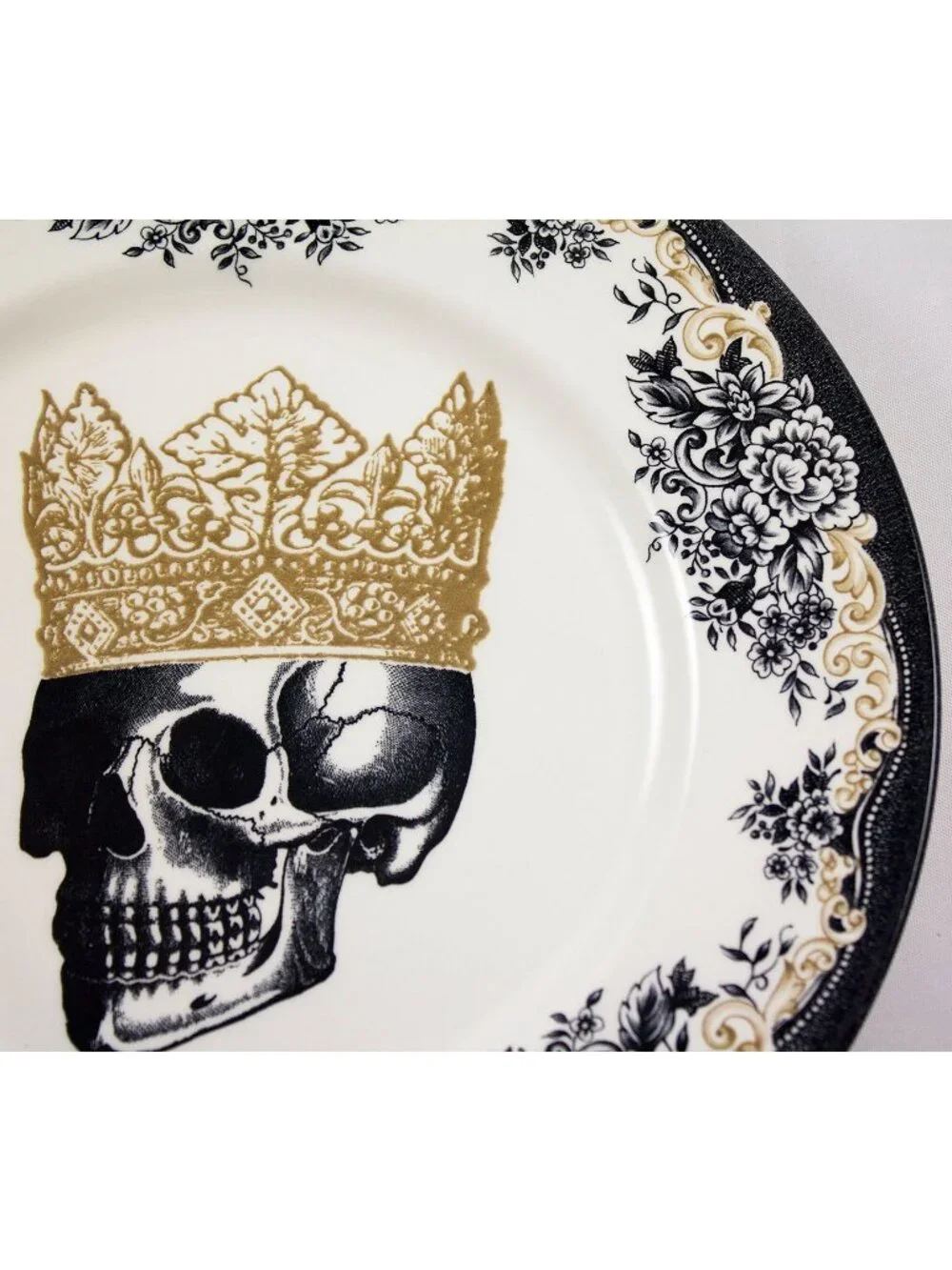 Royal Stafford King Skull Transferware 11